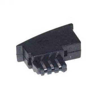 Adaptador helos TAE F ficha/6P4C conector fêmea, estreito, Bel. US-Std, solto
