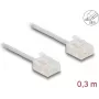 Cabo de rede DeLOCK RJ45 Cat.6 UTP 0,3 m cinzento