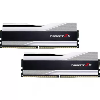 DIMM 64 GB DDR5-6000 (2x 32 GB) Kit duplo, Memória RAM Prateado, F5-6000J3238G32GX2-TZ5S, Trident Z5, INTEL XMP