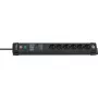 Extensão elétrica Brennenstuhl 1951160401 3 m 6 saídas AC interior preto