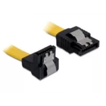 Cabo SATA ficha/ficha DeLOCK 0,2 m amarelo
