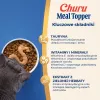 INABA Churu Meal Topper atum com vieira – sacos de alimento húmido para gatos, 4 x 14 g