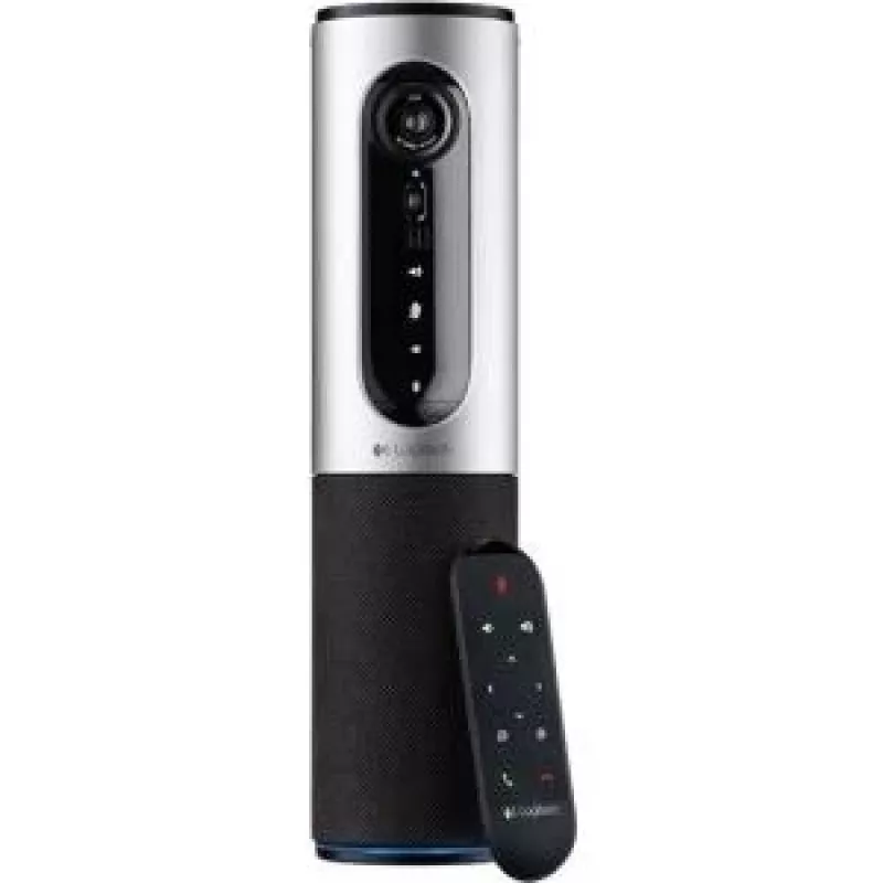 Webcam Logitech ConferenceCam Connect prateado