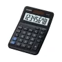Casio MS-8F calculadora de secretária básica, de 8 dígitos, a pilhas/solar, preta