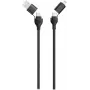 Cabo USB 2GO 797369 1,2 m USB-A/USB-C USB-C/Lightning preto
