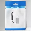 Adaptador Vention USB 3.0 macho para Type-C fêmea cinzento liga de alumínio