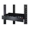 APC AR8612 organizador de cabos horizontal, de um só lado com tampa, 1U, 150 mm (6") de profundidade, preto