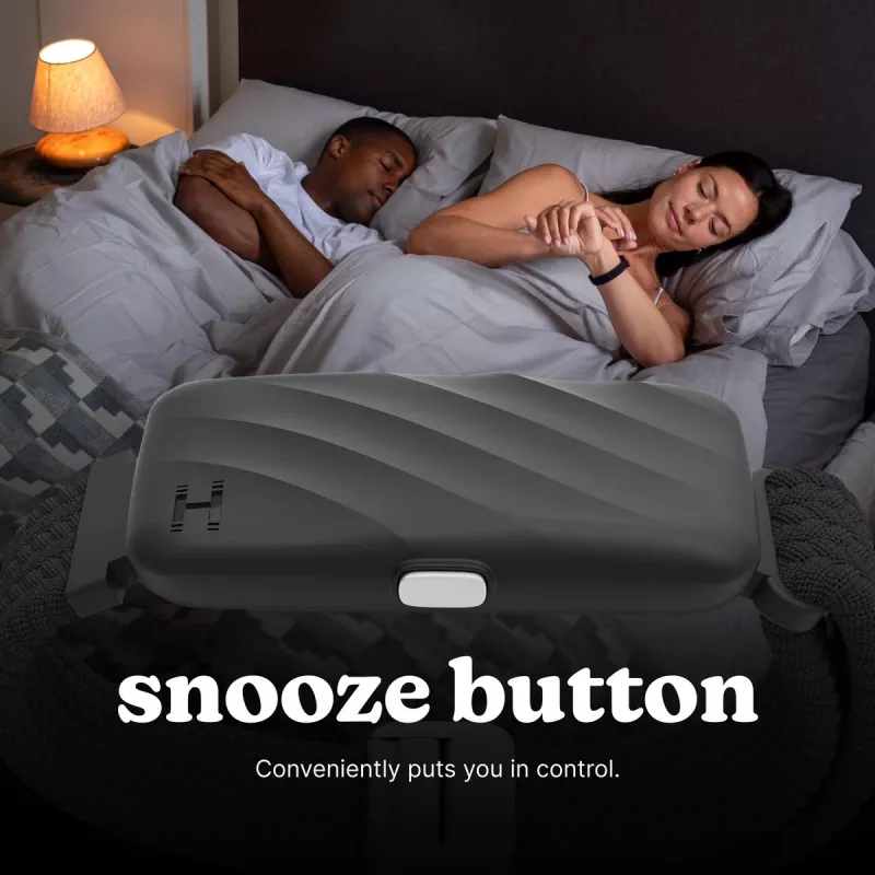 Homedics SS-WB100BK-WW WakeBand, o seu despertador silencioso, preto