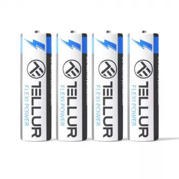 Pilha Tellur Flexi Power AA LR6 1,5 V conjunto de 4 unid.