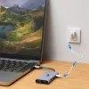 Adaptador USB-C 11-em-1 Hawk HW-HUB1101 — hub multiporta com 11 ligações
