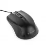 Rato ótico preto USB cabo de 1,8 m