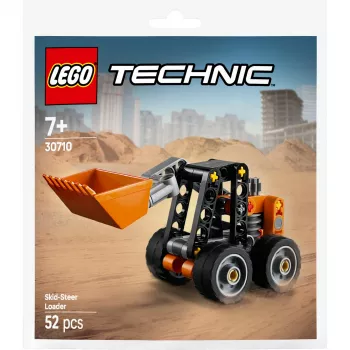 Brinquedo de construção LEGO Technic Mini carregadora 30710 com braços móveis e lagartas