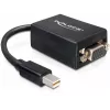 Adaptador de cabo de vídeo DeLOCK 65256 Mini DisplayPort para VGA