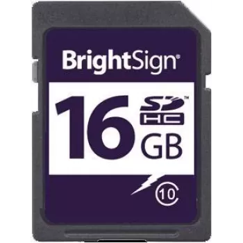 BrightSign 16GB SDHC Class 10 Cartão de memória MLC Class 10 (SDHC-16C10-1)