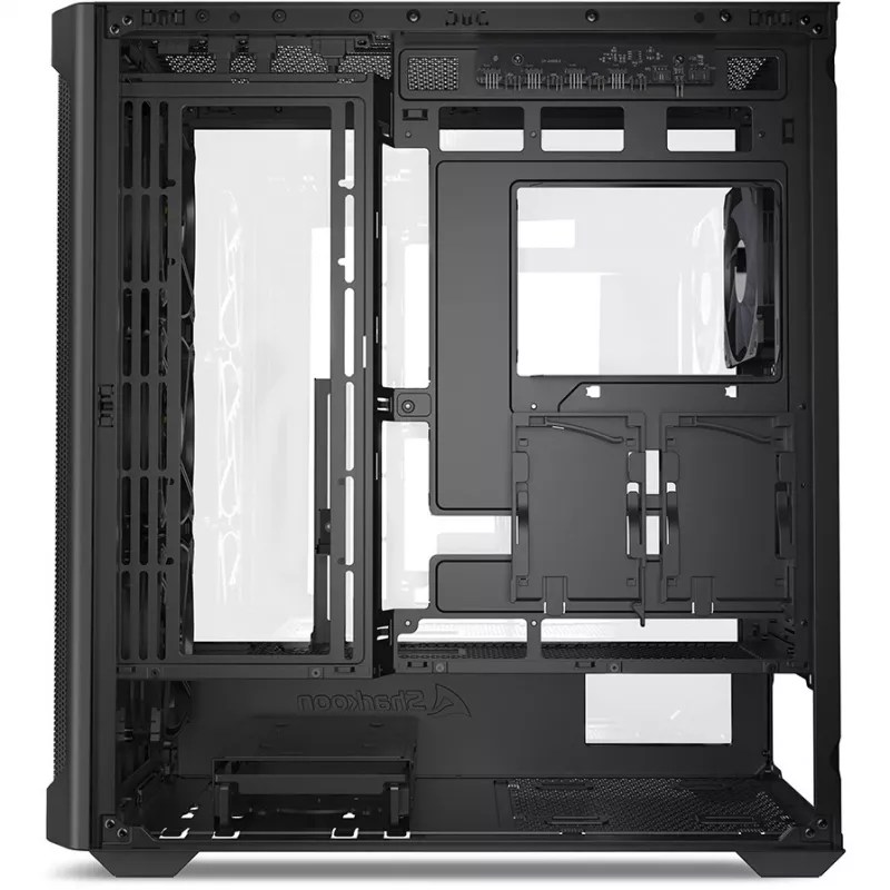 Caixa para PC Sharkoon AK4W RGB faixa Midi Tower preto