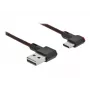 Cabo USB DeLOCK EASY-USB 2.0 ficha Type-A para ficha Type-C 0,5 m preto