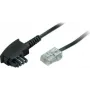 Cabo de telefone ShiverPeaks BS70002-6 6m preto