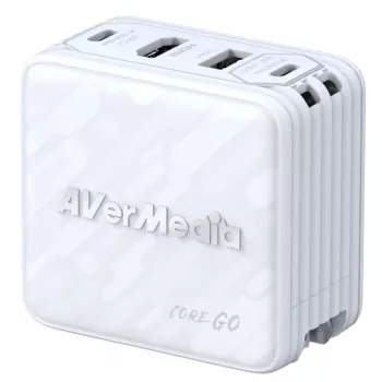AVerMedia GC313 Universal Branco Carregamento rápido CA Interior