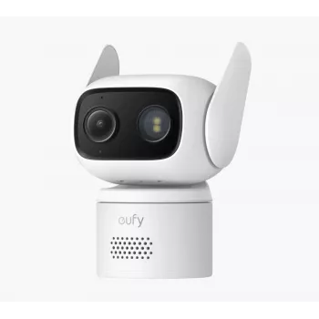 eufy by Anker Cam C31 Solo branco - câmara de rede 360° PTZ com deteção por IA e visão noturna a cores