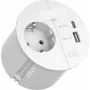 Régua de tomadas Bachmann Loop 938.303 com 1x tomada CEE7/3 e 1x USB A/C 22W
