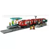LEGO City Elétrico e Estação Conjunto de construção de roleplay para crianças com elétrico de brinquedo, presente para meninos e meninas a partir dos 7 anos que adoram veículos
