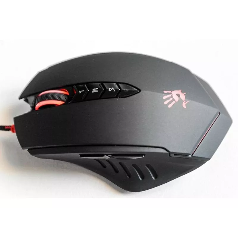 Rato gaming A4Tech Bloody V8m — 3200 DPI, 8 botões, V-Track ótico, USB Type-A, preto