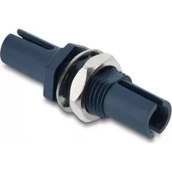 Adaptador de fibra ótica DELOCK HFBR 4515Z simplex acoplador de plástico azul (Bu > Bu)