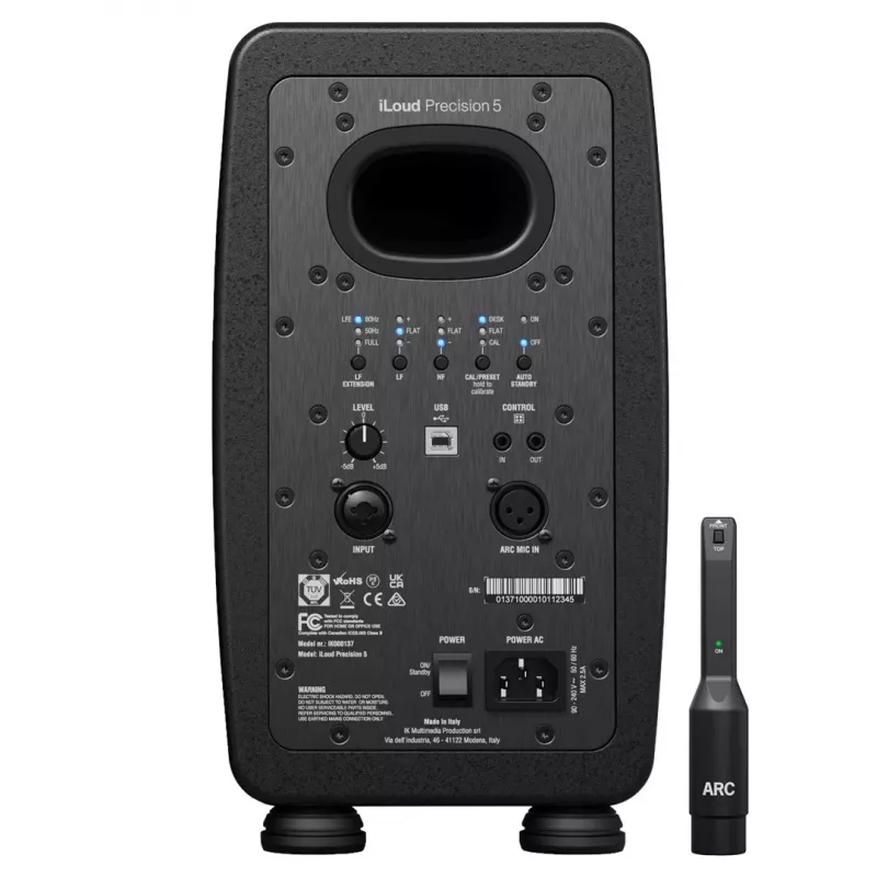 IK Multimedia iLoud Precision 5 - monitor ativo, preto