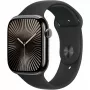 Apple Watch S10 titânio ardósia pulseira desportiva preta - S/M GPS + Cellular 46mm MWYD3QF/A 2024