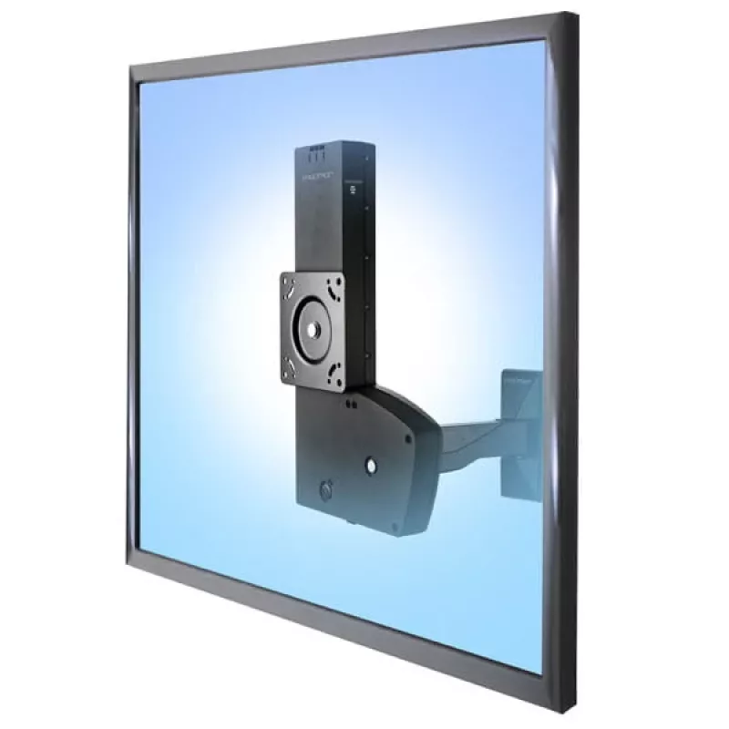 Ergotron Glide Wall Mount LD-X - kit de montagem (braço articulado, adaptador VESA, elementos de fixação, conjunto de elevação) para ecrã LCD - preto - ecrã