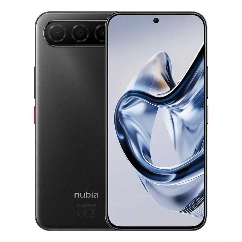 Nubia Air 5G Smartphone, AMOLED de 6,78 polegadas, 8 GB RAM, 256 GB, Titanium Black