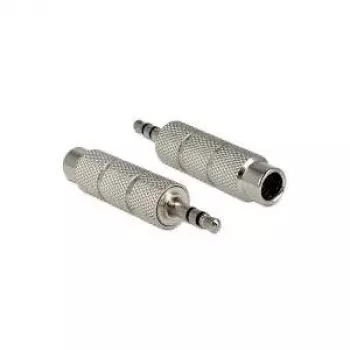 Adaptador DeLOCK 65548 3,5 mm para 6,35 mm prateado