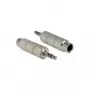 Adaptador DeLOCK 65548 3,5 mm para 6,35 mm prateado