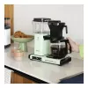 Máquina de café de filtro MOCCAMASTER KBG Select — depósito de água de 1,25 l, capacidade para 10 chávenas, aço inoxidável, verde pastel