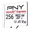 Cartão de memória MicroSDXC PNY microSD Express 256 GB UHS‑I leitura 890 MB/s escrita 750 MB/s U3 V30