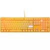 Ducky One 3 teclado Gaming amarelo, RGB-LED - MX-Blau (US)