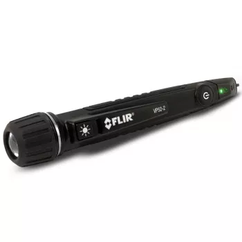 Detetor de tensão sem contacto FLIR VP52-2 CAT IV 1000 V LED, vibração, acústico formato de bolso Preto