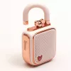 Altifalante mono portátil Divoom LoveLock rosa