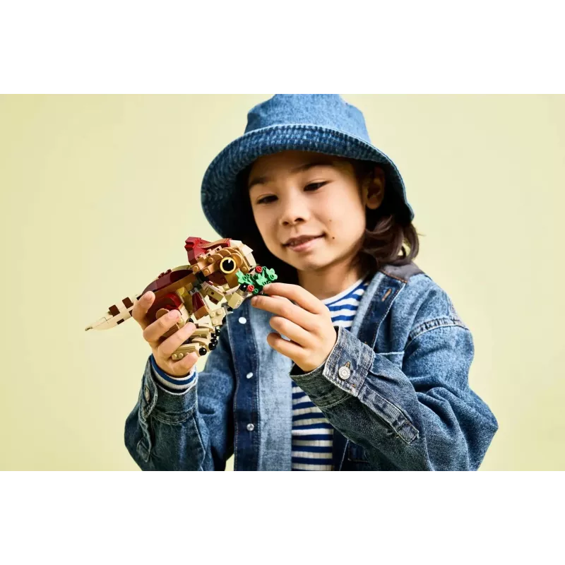 Conjunto de construção LEGO Jurassic World 76970 Baby-Dinosaurier Dolores Aquilops, 339 peças, 110×150×200 mm