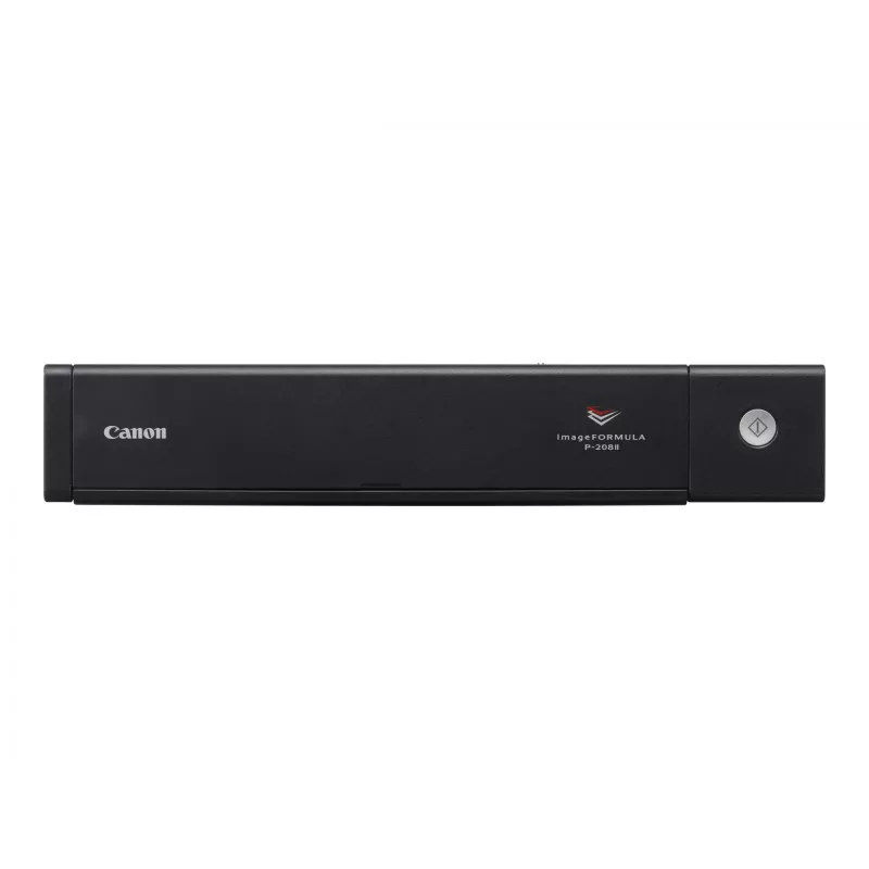 Digitalizador de documentos portátil duplex Canon imageFORMULA P-208II, 216 x 356 mm, 600 x 600 DPI, 24 Bit, 8 ppm, 6 ppm, 16 ipm
