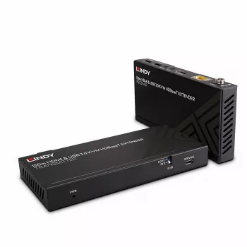 Extensor KVM Lindy 150m Cat.6 HDMI 4K60, USB 2.0 e IR HDBaseT