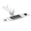 Suporte de teclado MACLEAN MC-156 W — prateleira ajustável sob a secretária, carga máx. 5 kg