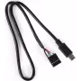 Alphacool 18171 Mini-USB para placa-mãe cabo de 5 pinos 0,4 m preto