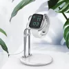 Suporte de carregamento para Apple Watch SAW-300 indutivo prateado