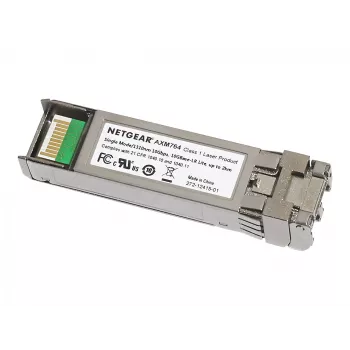 Transceptor de fibra ótica SFP+ Netgear 10GBASE-LR Lite – 10 Gbit/s, interface SFP+, Monomodo