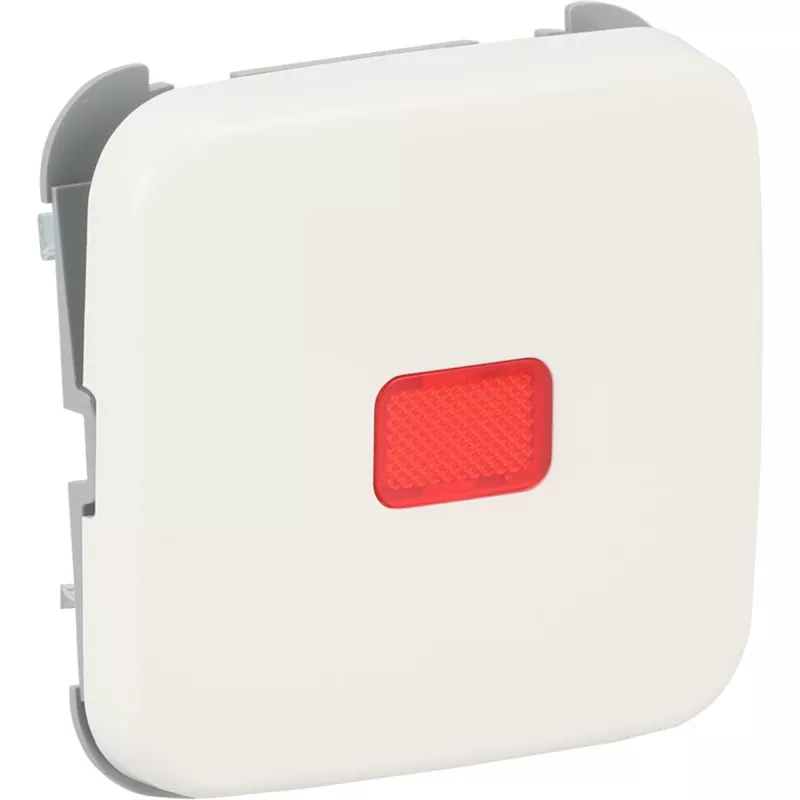 busch jaeger BJ Reflex SI tampa de interruptor basculante calota vermelha branco alpino modelo 2509-214