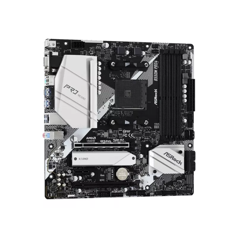 Placa-mãe ASRock B550M Pro4 AM4 Micro-ATX