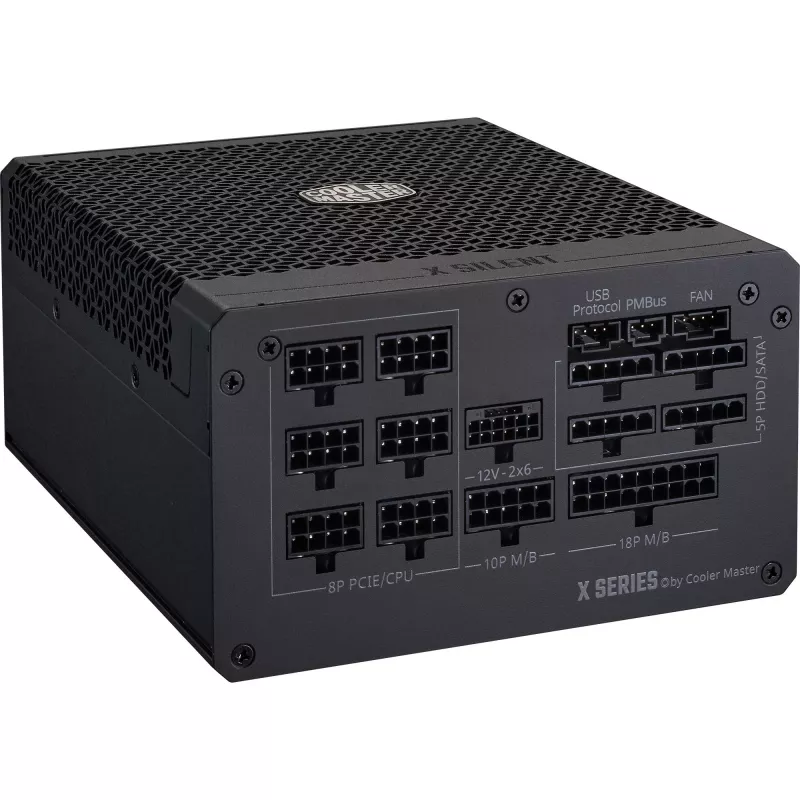 Cooler Master X Silent Edge Platinum 1100 MPS-B001-AZBP-NBEU fonte de alimentação para PC, 1100 W, 80 PLUS Platinum, ATX 3.1, modular, 12VHPWR, 20+4 pinos, preta