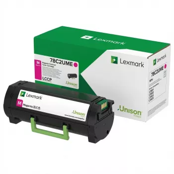 Lexmark 78C2UME Toner magenta Ultra-High-Capacity contrato. 7K páginas