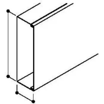Calha para cabos LKM 60200 60x200 galvanizada (6247164)